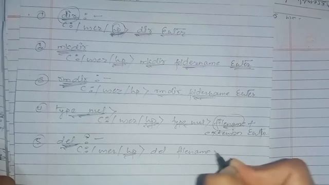 use of dir, mkdir, rmdir, type nul and del command |cmd| Manoranjan| смотреть онлайн