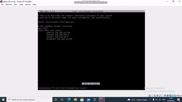 Cara Mengkonfigurasi IP ADDRES Pada Debian смотреть онлайн