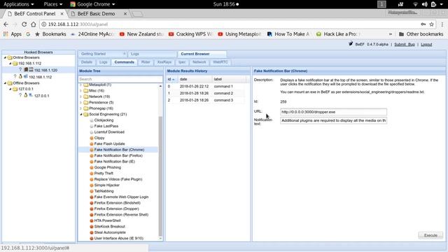 Beef ( browser exploitation framework ) смотреть онлайн