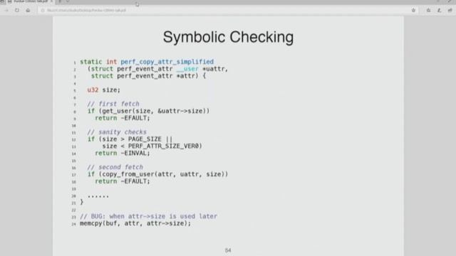 2018-10-31 CERIAS - Precise and Scalable Detection of Double-Fetch Bugs in Kernels смотреть онлайн