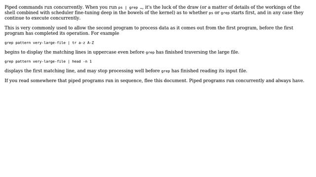 Unix & Linux: In what order do piped commands run? (4 Solutions!!) смотреть онлайн