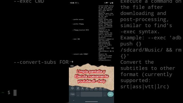Descarga Videos de YouTube con Termux смотреть онлайн