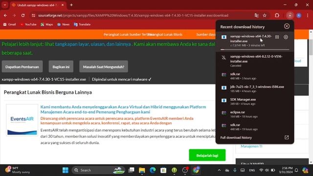 Cara Mudah Download dan Instal XAMPP di Windows 10,11 Terbaru смотреть онлайн