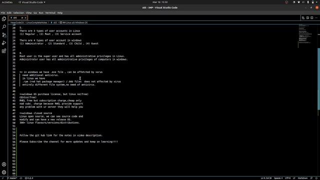 Linux session 05 : Linux v/s Windows смотреть онлайн