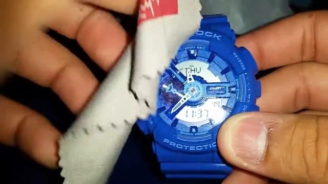 G Shock All Blue GA110BC-2 смотреть онлайн