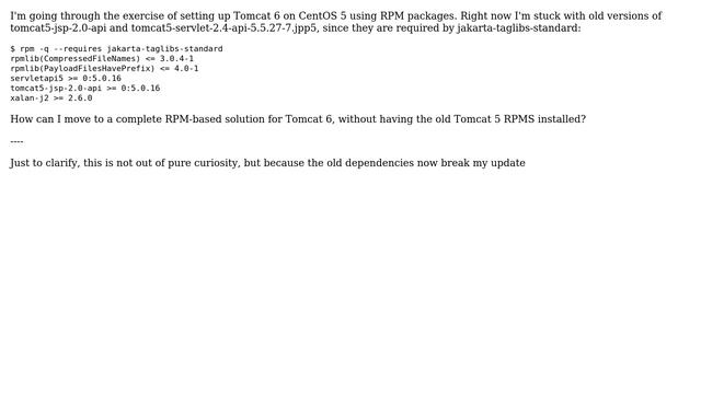 DevOps & SysAdmins: Tomcat 6 on Centos 5 - only RPMs смотреть онлайн