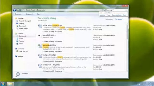 How to use Windows 7 Video - Search and Finding your files смотреть онлайн