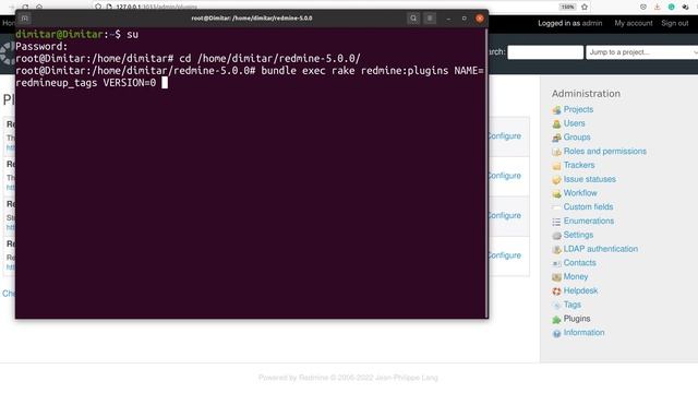 Uninstalling the Redmine Tags Plugin смотреть онлайн