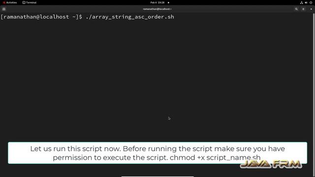 How to sort array of strings in ascending order using linux shell script - bash script in RHEL 9 смотреть онлайн