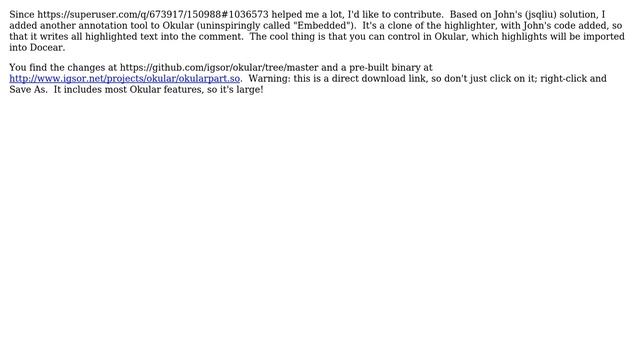 Modify Okular highlight to automatically copy highlighted text into comment (2 Solutions!!) смотреть онлайн