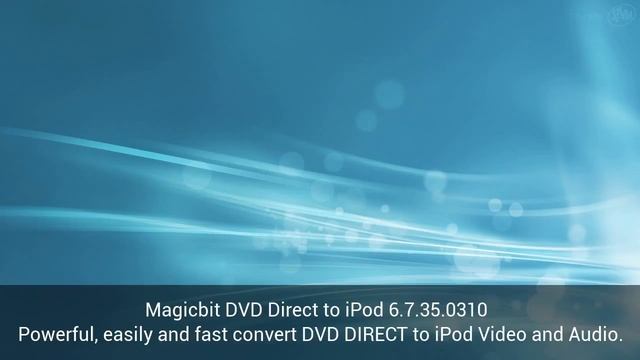 Download Magicbit DVD Direct to iPod 6.7.35.0310 смотреть онлайн