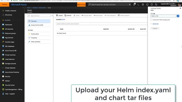 Helm Chart repo on Azure Storage смотреть онлайн