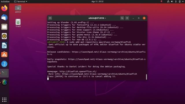 Tutorial Install Blue Fish (OS Linux) смотреть онлайн