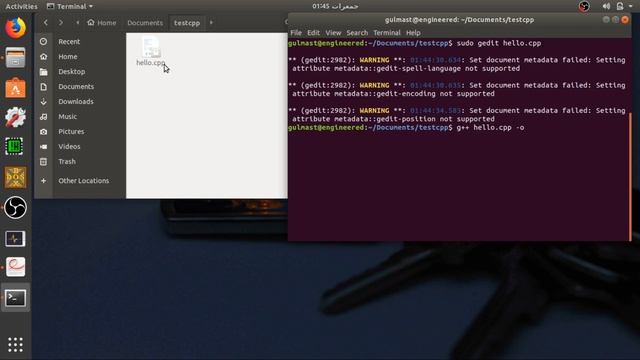 Lecture 02 - Installing G++ compiler in Ubuntu - How to create, compile, run C/CPP program in Ubunt смотреть онлайн