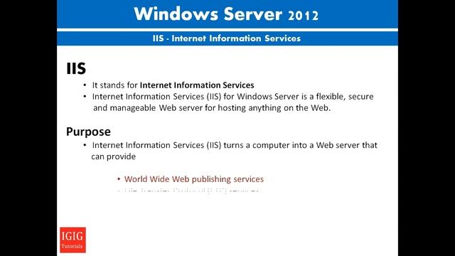 IIS - Internet Information Services | FULL Windows Server 2012 - STEP BY STEP - Hindi / Urdu Part 1 смотреть онлайн