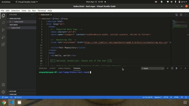 Create GitHub Repository with LAMPP Localhost in Ubuntu Linux смотреть онлайн
