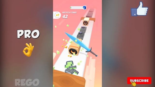 NOOB vs PRO vs HACKER - Perfect Slices - Best Mobile Android/iOS Games смотреть онлайн