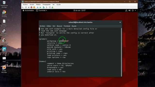 como instalar samba el linux centos 8.3 смотреть онлайн