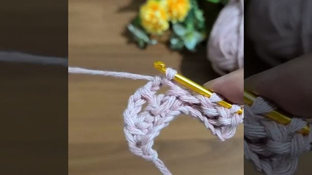 Узор тунисским крючком #тунисскийузор смотреть онлайн