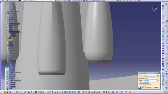 Catia V5- Tutorial :How to design an Aircraft on Catia- Dassault falcon 7x- Part 5 смотреть онлайн