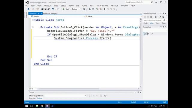Visual Basic .NET Tutorial 10 - How to open File or .EXE file in Visual Basic смотреть онлайн