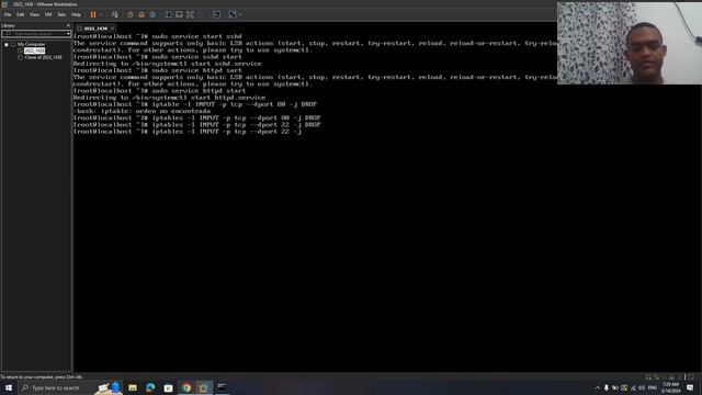(FAILED) LAB VI, Practica 2 - IP tables/UFW (FEDORA) смотреть онлайн