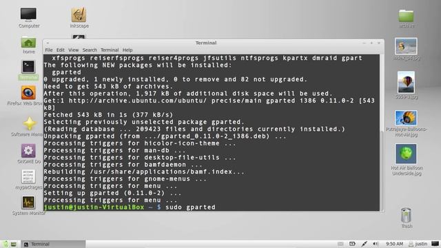 list all partitions in linux mint 13! смотреть онлайн