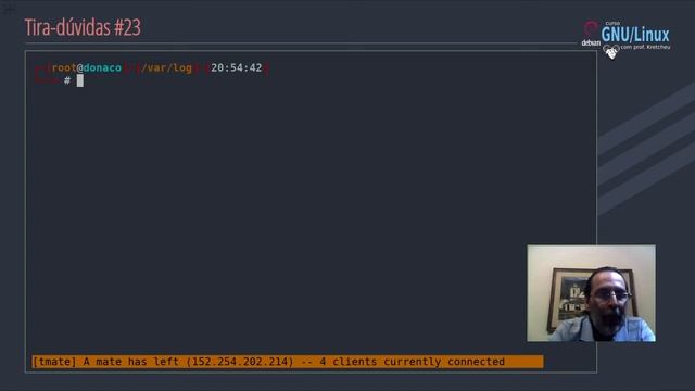 🔴 Curso GNU Linux - Tira-dúvidas ao vivo #23. смотреть онлайн