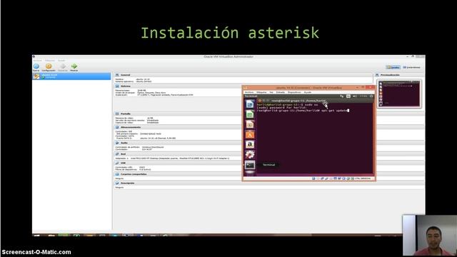Instalacion Virtual Box ubuntu asterisk смотреть онлайн