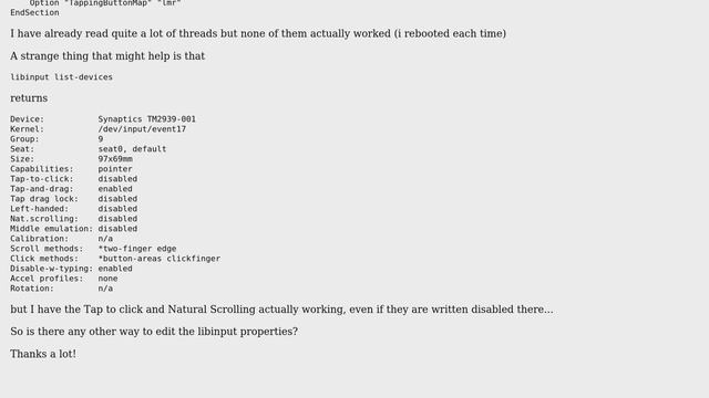 Unix & Linux: Can't get the two and three finger click on touchpad Thinkpad T440p смотреть онлайн