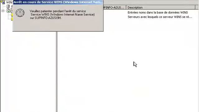 Sauvegarder et Restaurer une base de données WINS sous W2K3 смотреть онлайн