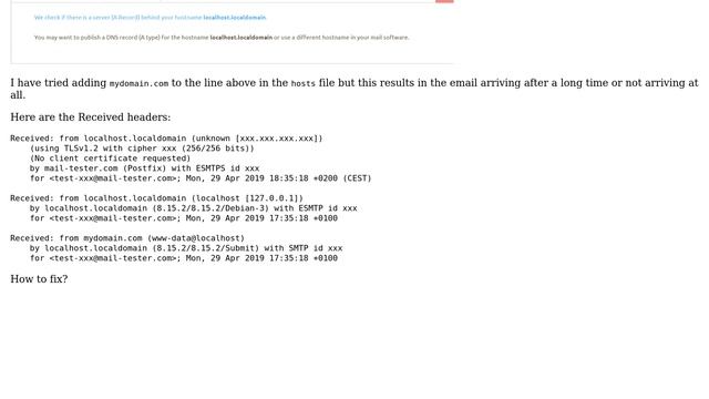 Unix & Linux: Sendmail issue with "localhost.localdomain" смотреть онлайн