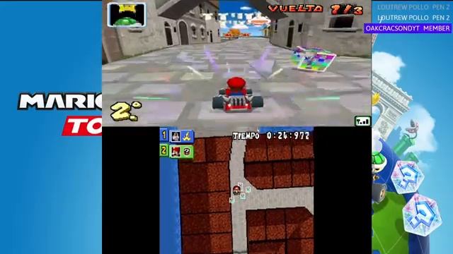 MARIO KART DS ONLINE | ESPAÑOL | MelonDS смотреть онлайн