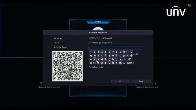 UNV【How to Video】How to Retrieve the Password смотреть онлайн