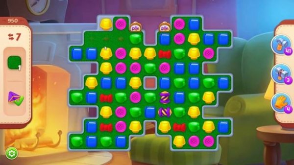 Homescapes. 950 уровень.