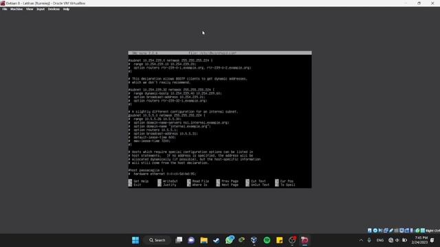 DHCP Server - Debian 8.11.1 #2 смотреть онлайн
