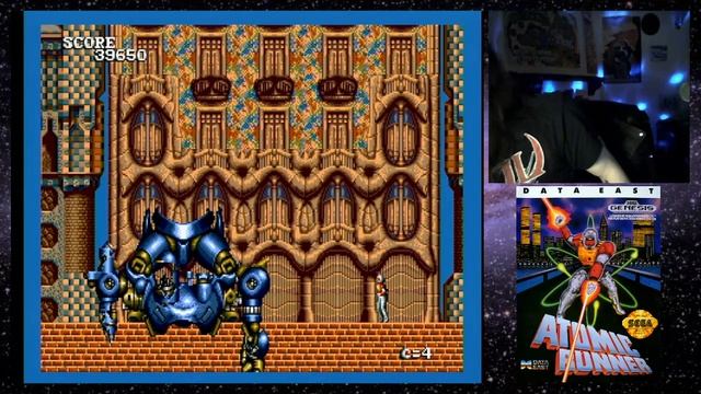 Atomic Runner (Sega Genesis) Longplay смотреть онлайн