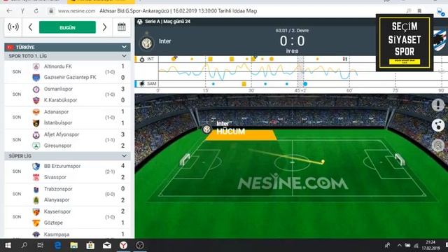 Inter - Sampdoria Maçı Canlı Anlatım ( Live Commentary ) смотреть онлайн