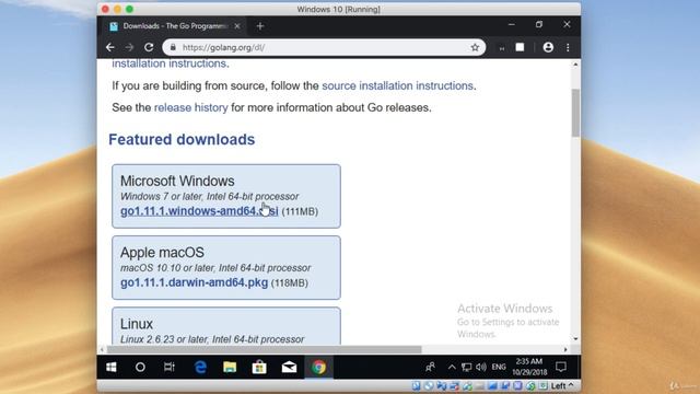 2 Install Go on Windows смотреть онлайн