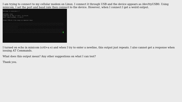 Unix & Linux: Cellular Modem not Responding смотреть онлайн
