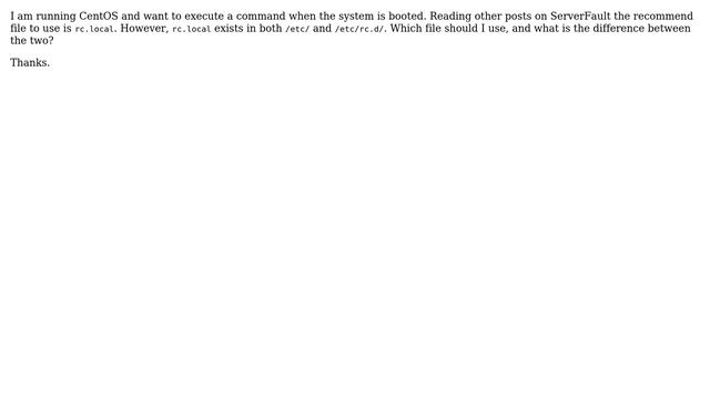 Using rc.local to run a command on boot смотреть онлайн