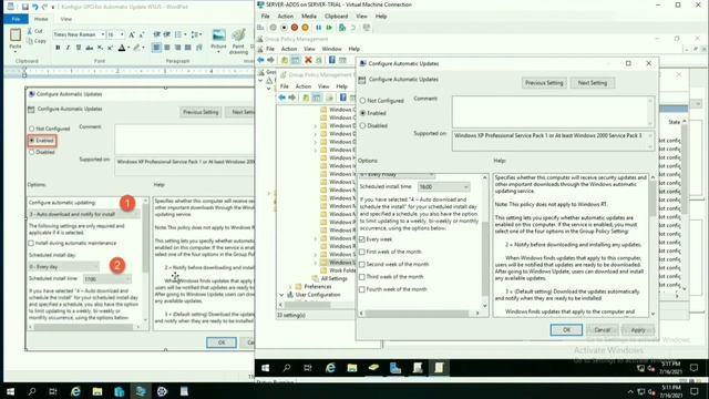 Konfigurasi Group Policy For Automatic Update WSUS Client On Windows Server 2019 (Bagian 3) смотреть онлайн