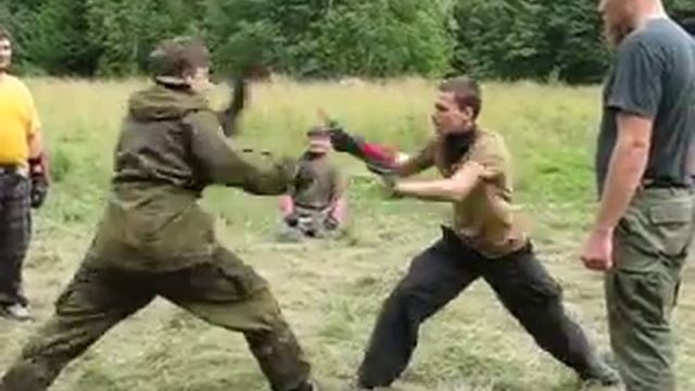TOLPAR, Yahroma 2006, knifefighting. "Feet to feet" training exercise