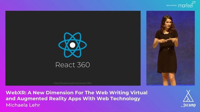 WebXR by Michaela Lehr · JSCamp Barcelona 2018 смотреть онлайн