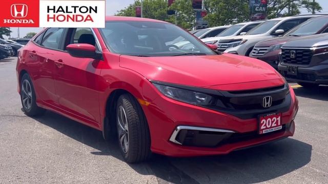 2021 Honda CivicLX | LANE KEEPING ASSIST | APPLE CARPLAY/ANDROID AUTO | PROXIMITY KEY смотреть онлайн