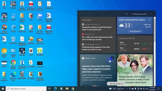 How To Remove News And Interests On The Taskbar смотреть онлайн
