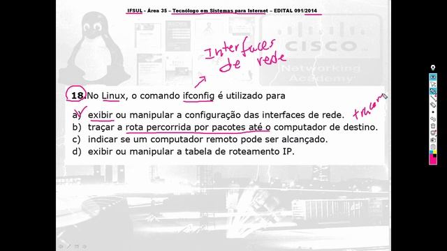 Questões Comentadas - Concurso Público - Redes de Computadores - Questão 25 смотреть онлайн