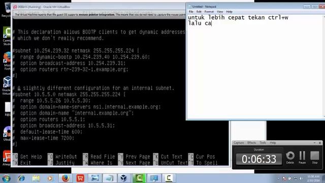 CARA INSTALL DHCP SERVER DI DEBIAN смотреть онлайн