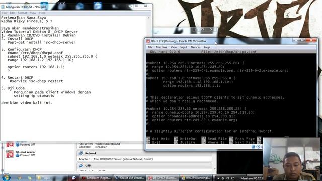 Belajar Debian 8- DHCP смотреть онлайн