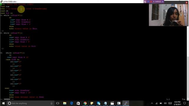 UNIX EX 4 UR14CS126 смотреть онлайн